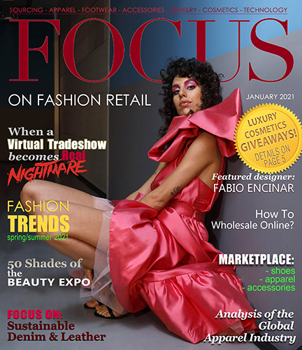 The cover of Focus on Fashion retail, fashion trade magazine